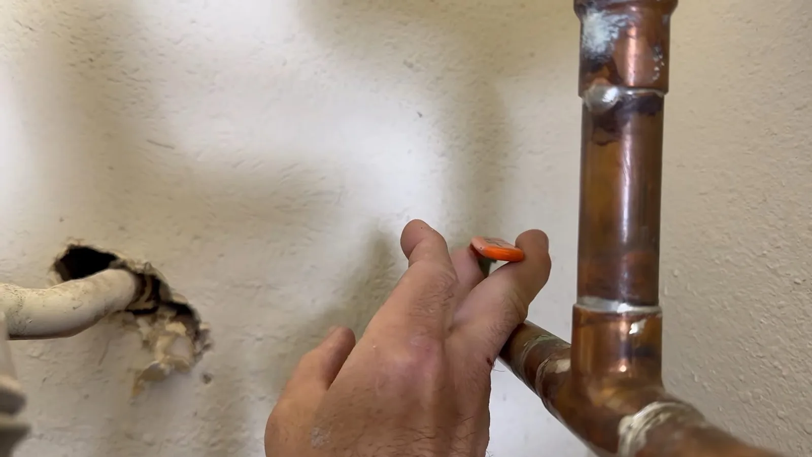Anode rod removed from water heater, captured on a water heater job near Chino Valley, AZ.