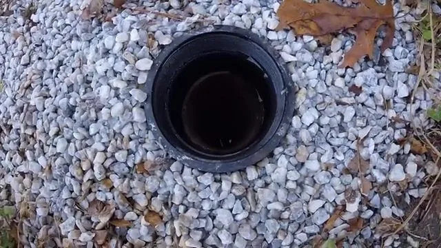 Open sewer cleanout ready for camera, during sewer line work for a Chino Valley, AZ property.